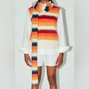 Uncle Studios Stripes Mohair Sweater Vest